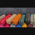 Leather Pencil Case – Genuine Leather Multipurpose Pouch for Office, Tools & Cosmetics (Lilia)