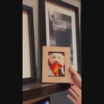 Leather Desktop Photo Frame 22x17cm frame for 15x10cm photos (8.6x6.6inch frame for 5.9x3.9inch photos)