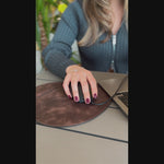 Conn Leather Mouse Pad with Wristband