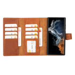 Samsung Galaxy S23 Ultra Leather Wallet Case Santa