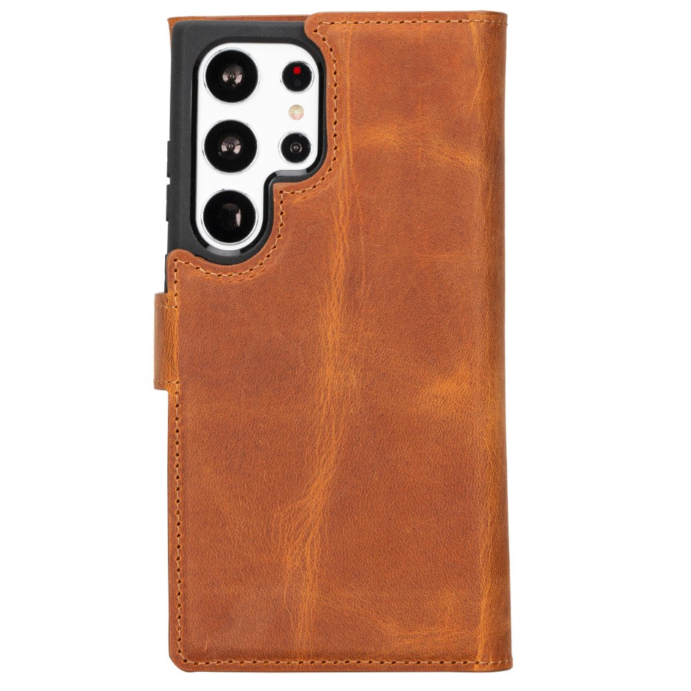 Samsung Galaxy S23 Leather Wallet Case Santa