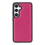 Leather Samsung Galaxy S24, Plus and Ultra Case, Suede Interior, Wireless Charge, Magnetic (Aurora)