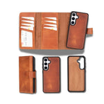 Santa Samsung Galaxy S25 Leather Detachable Wallet Case