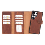 Santa Samsung Galaxy S25 Ultra Leather Detachable Wallet Case